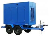 Дизельный генератор ТСС АД-360С-Т400-2РПМ12 на шасси с АВР